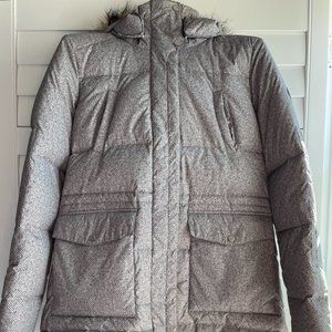 Lauren by Ralph Lauren woman's down-filled jacket with removable hood (size M)